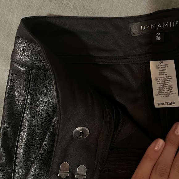 Dynamite Melina Dupe Faux Leather Pants - Picture 4 of 7